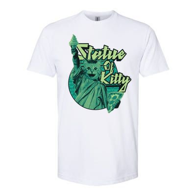 Statue Of Kitty Softstyle CVC T-Shirt