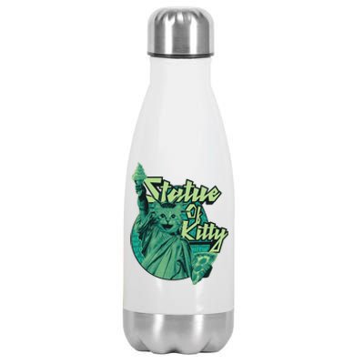 Statue Of Kitty Stainless Steel Insulated Water Bottle