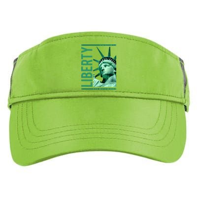 Statue of Liberty Adult Drive Performance Visor