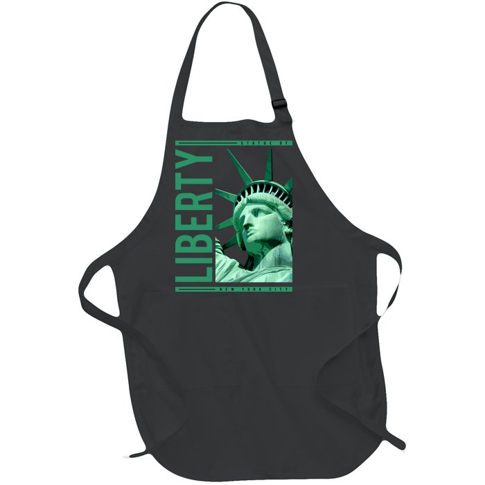 Statue of Liberty Full-Length Apron With Pockets