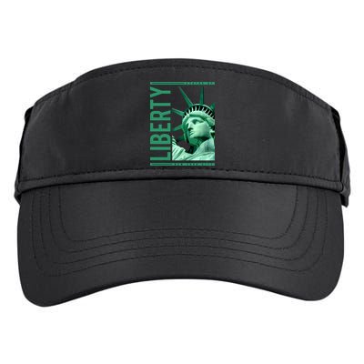 Statue of Liberty Adult Drive Performance Visor