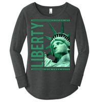 Statue of Liberty Women's Perfect Tri Tunic Long Sleeve Shirt