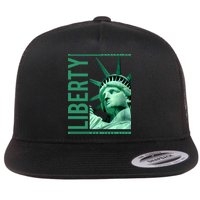 Statue of Liberty Flat Bill Trucker Hat