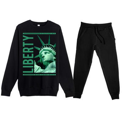 Statue of Liberty Premium Crewneck Sweatsuit Set