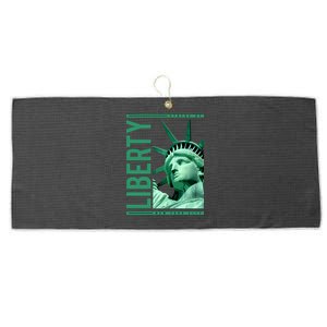 Statue of Liberty Large Microfiber Waffle Golf Towel