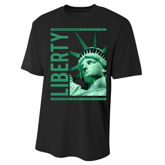 Statue of Liberty Performance Sprint T-Shirt