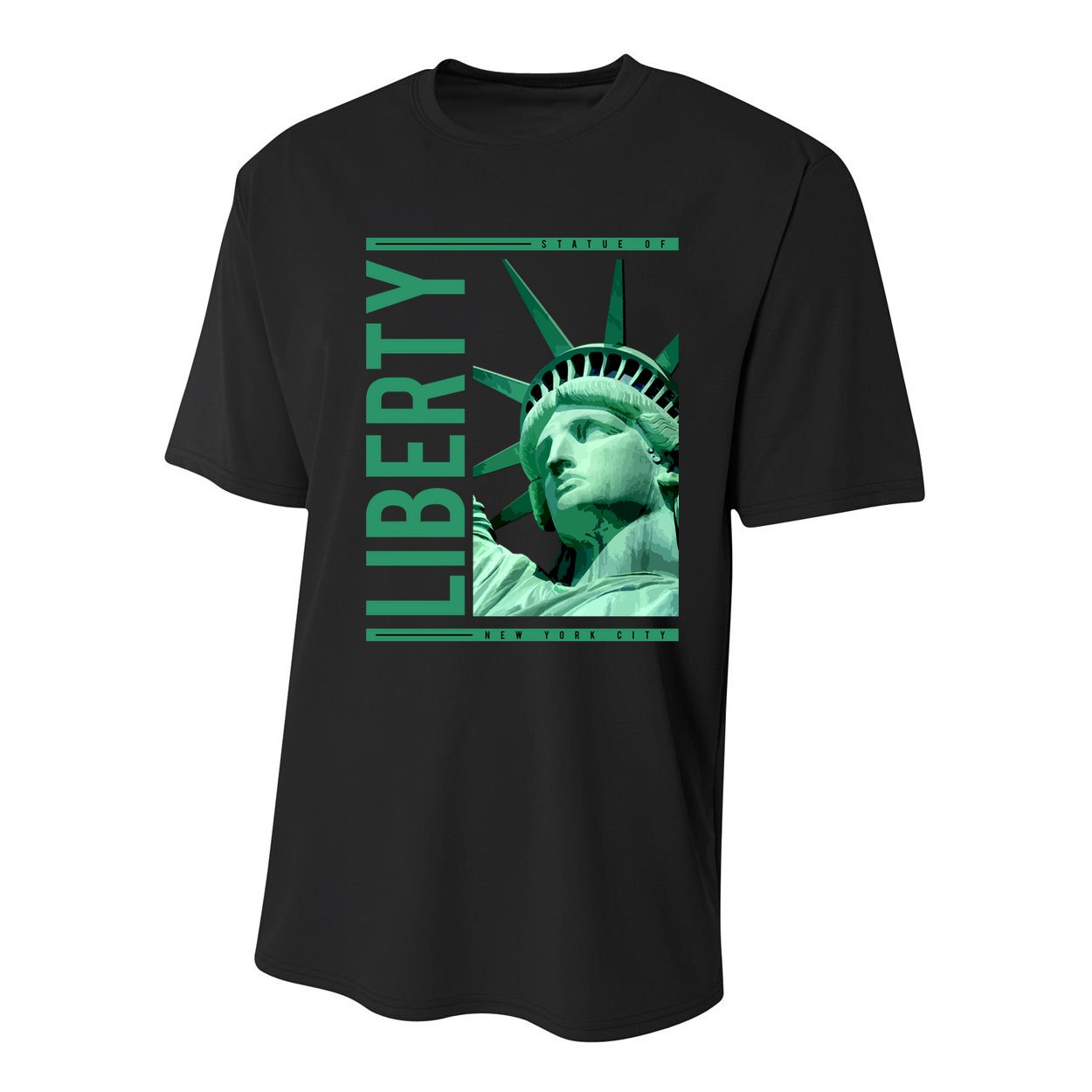 Statue of Liberty Youth Performance Sprint T-Shirt