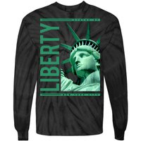 Statue of Liberty Tie-Dye Long Sleeve Shirt