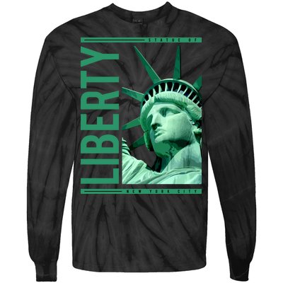 Statue of Liberty Tie-Dye Long Sleeve Shirt