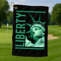 Statue of Liberty Golf Towel
