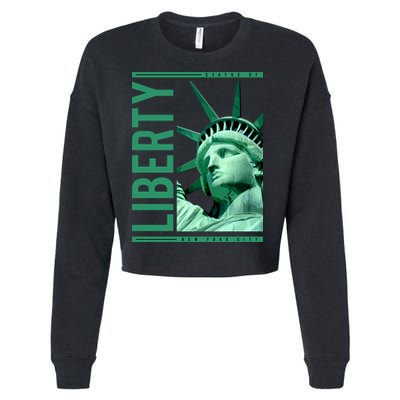 Statue of Liberty Cropped Pullover Crew