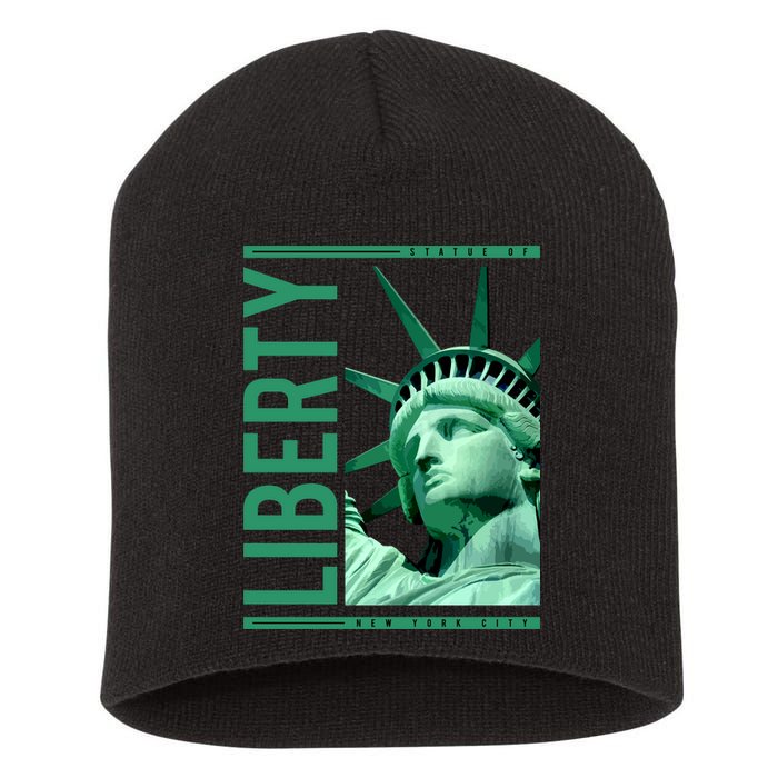 Statue of Liberty Short Acrylic Beanie