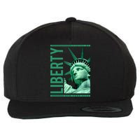 Statue of Liberty Wool Snapback Cap