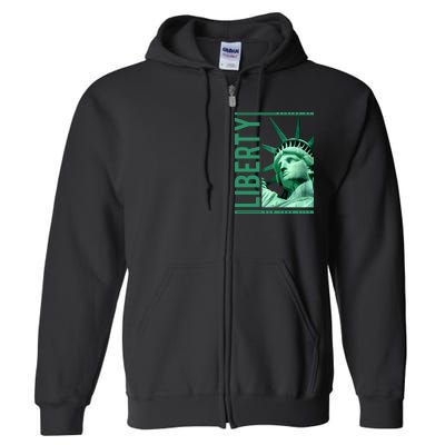 Statue of Liberty Full Zip Hoodie