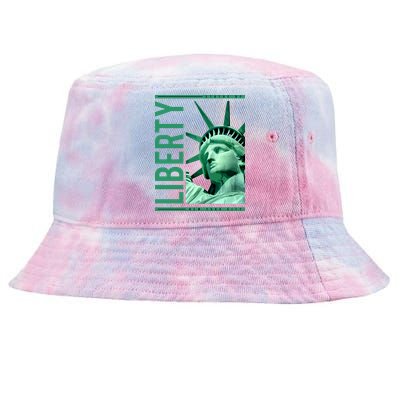 Statue of Liberty Tie-Dyed Bucket Hat