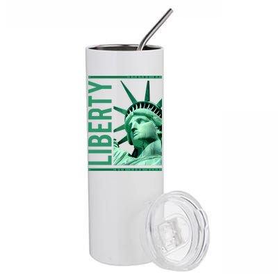 Statue of Liberty Stainless Steel Tumbler