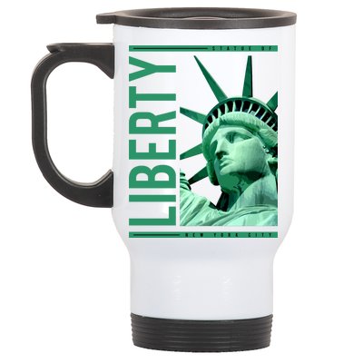 Statue of Liberty Stainless Steel Travel Mug