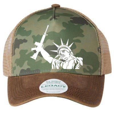 Statue of Liberty AR-15 Gun Rights Legacy Tie Dye Trucker Hat