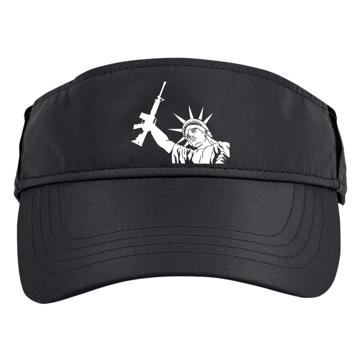 Statue of Liberty AR-15 Gun Rights Adult Drive Performance Visor