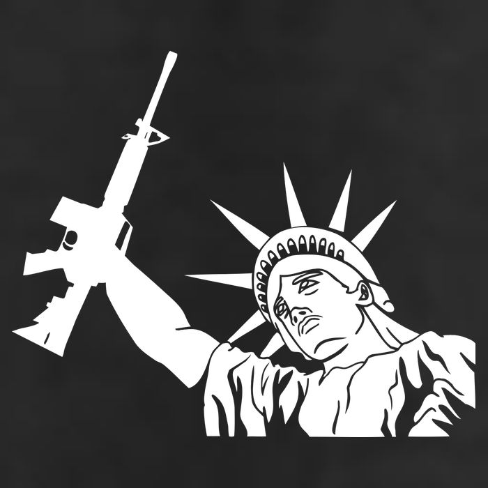Statue of Liberty AR-15 Gun Rights Adult Drive Performance Visor