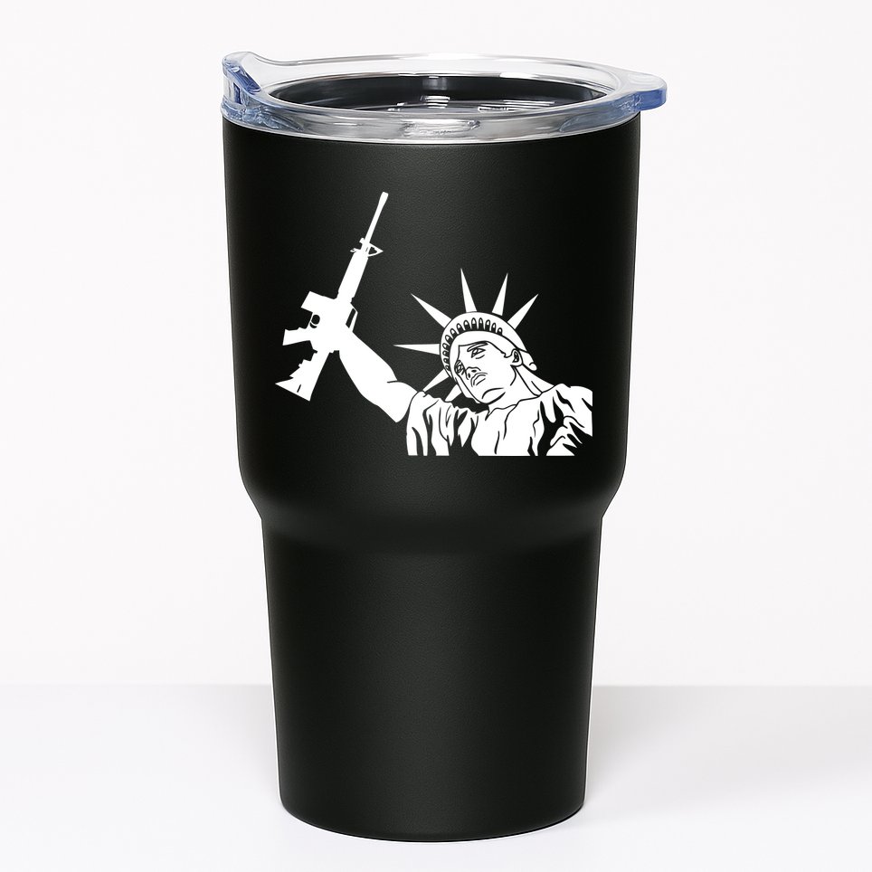 Statue of Liberty AR-15 Gun Rights Tumbler