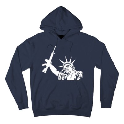 Statue of Liberty AR-15 Gun Rights Hoodie