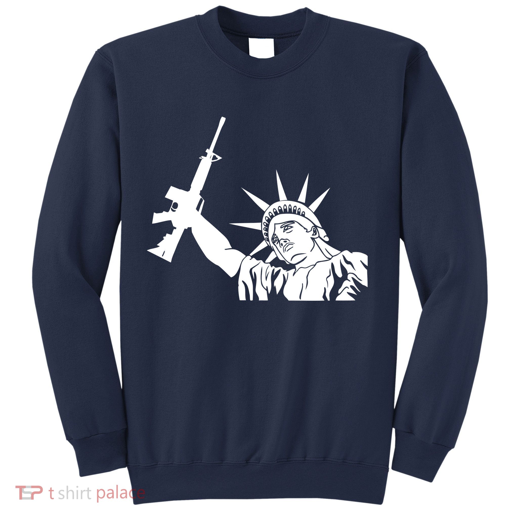Statue of Liberty AR-15 Gun Rights Sweatshirt