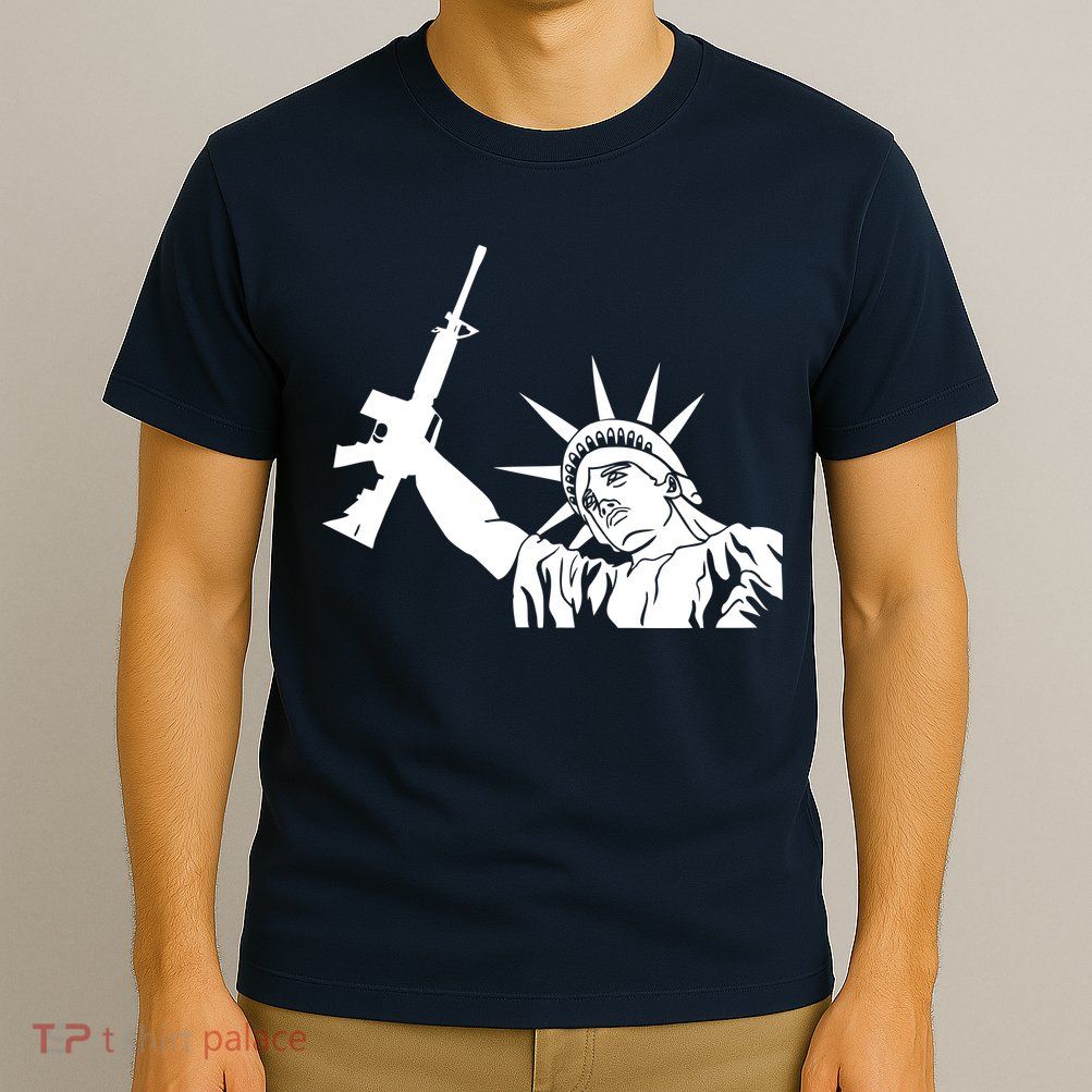 Statue of Liberty AR-15 Gun Rights T-Shirt