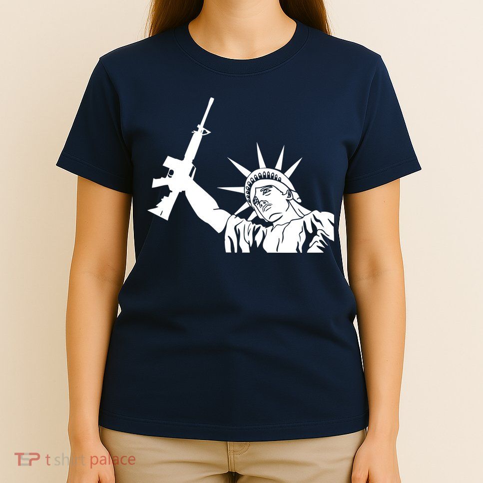 Statue of Liberty AR-15 Gun Rights T-Shirt