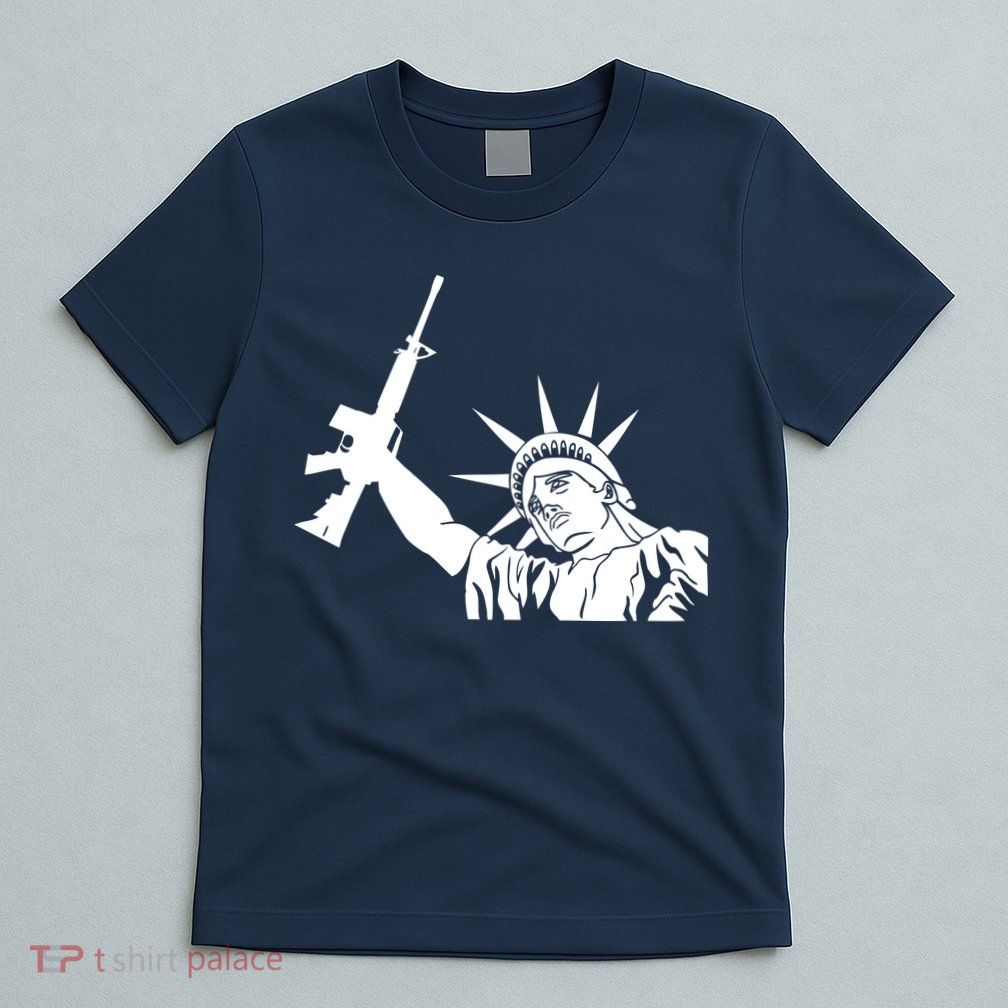 Statue of Liberty AR-15 Gun Rights T-Shirt
