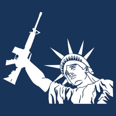 Statue of Liberty AR-15 Gun Rights T-Shirt