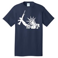 Statue of Liberty AR-15 Gun Rights Tall T-Shirt