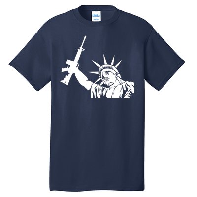 Statue of Liberty AR-15 Gun Rights Tall T-Shirt