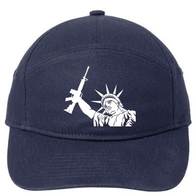Statue of Liberty AR-15 Gun Rights 7-Panel Snapback Hat
