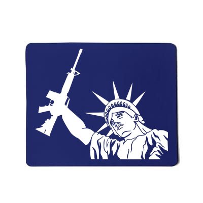 Statue of Liberty AR-15 Gun Rights Mousepad