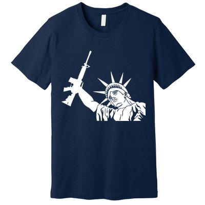 Statue of Liberty AR-15 Gun Rights Premium T-Shirt