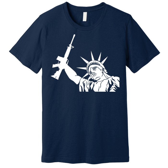 Statue of Liberty AR-15 Gun Rights Premium T-Shirt