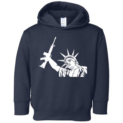 Statue of Liberty AR-15 Gun Rights Toddler Hoodie