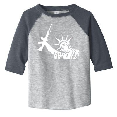 Statue of Liberty AR-15 Gun Rights Toddler Fine Jersey T-Shirt