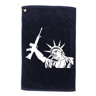 Statue of Liberty AR-15 Gun Rights Golf Towel