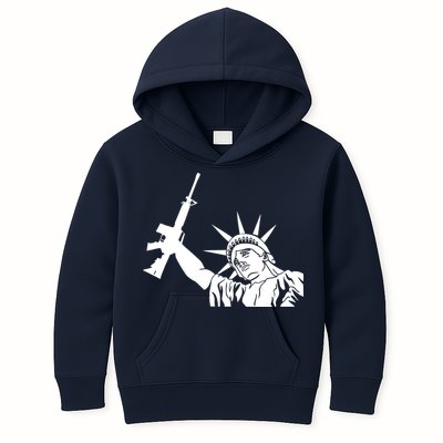 Statue of Liberty AR-15 Gun Rights Kids Hoodie