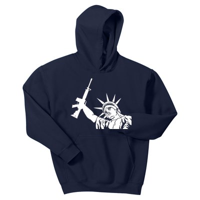 Statue of Liberty AR-15 Gun Rights Kids Hoodie