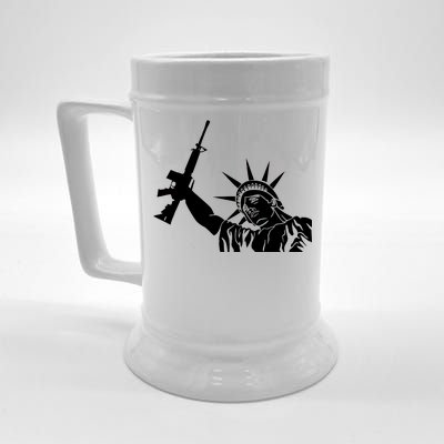 Statue of Liberty AR-15 Gun Rights Beer Stein