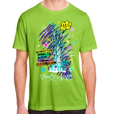 Statue of Liberty Cities of New York Adult ChromaSoft Performance T-Shirt