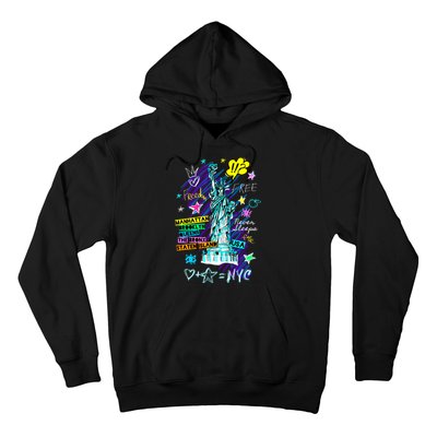 Statue of Liberty Cities of New York Hoodie