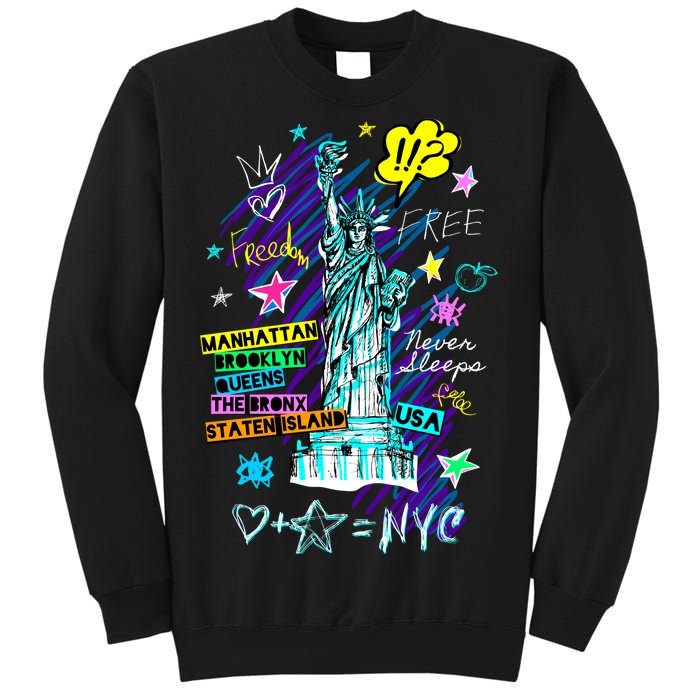 Statue of Liberty Cities of New York Sweatshirt