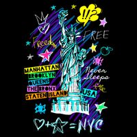 Statue of Liberty Cities of New York T-Shirt