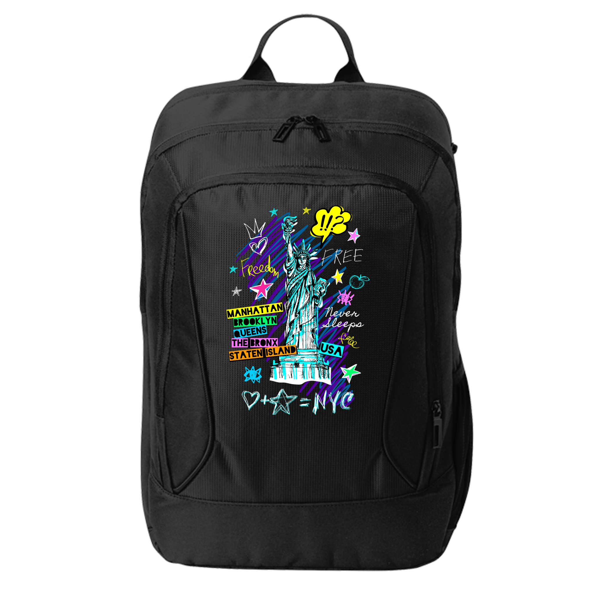 Statue of Liberty Cities of New York City Backpack