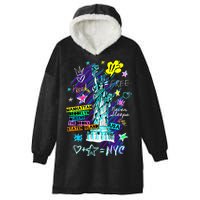 Statue of Liberty Cities of New York Hooded Wearable Blanket