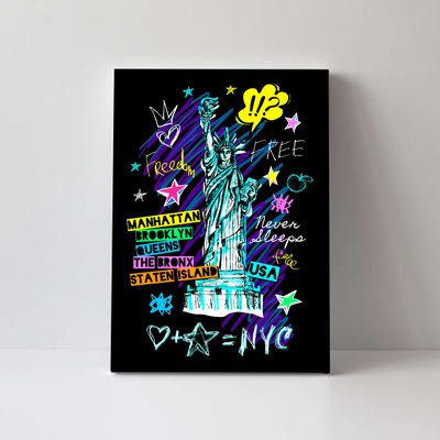 Statue of Liberty Cities of New York Canvas